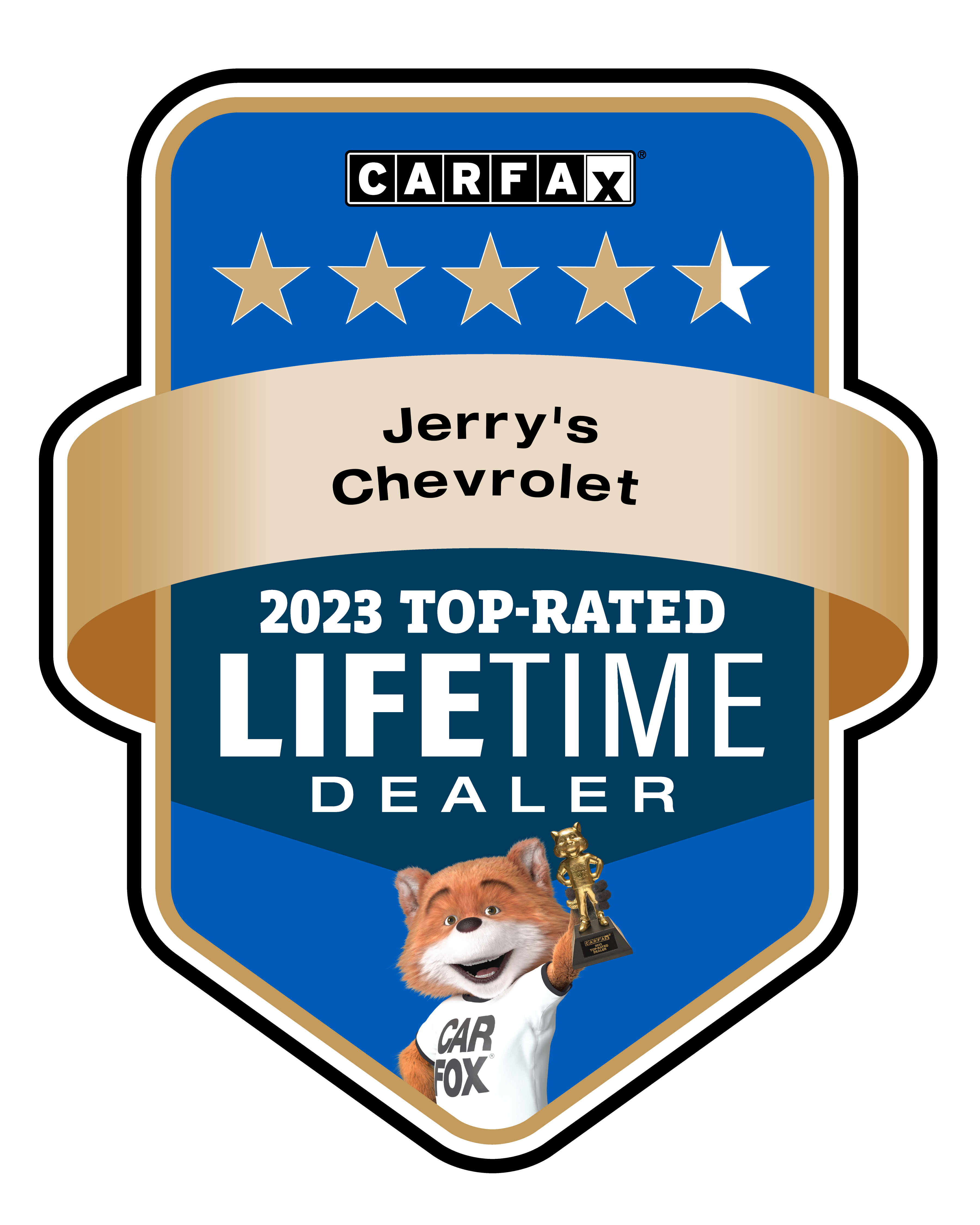 Jerry's Leesburg Chevrolet Carfax 2022 Top-Rated Dealer